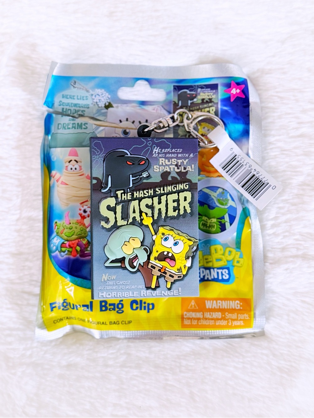 SpongeBob SquarePants Figural Bag Clip Halloween Hash-Slinging Slasher Poster